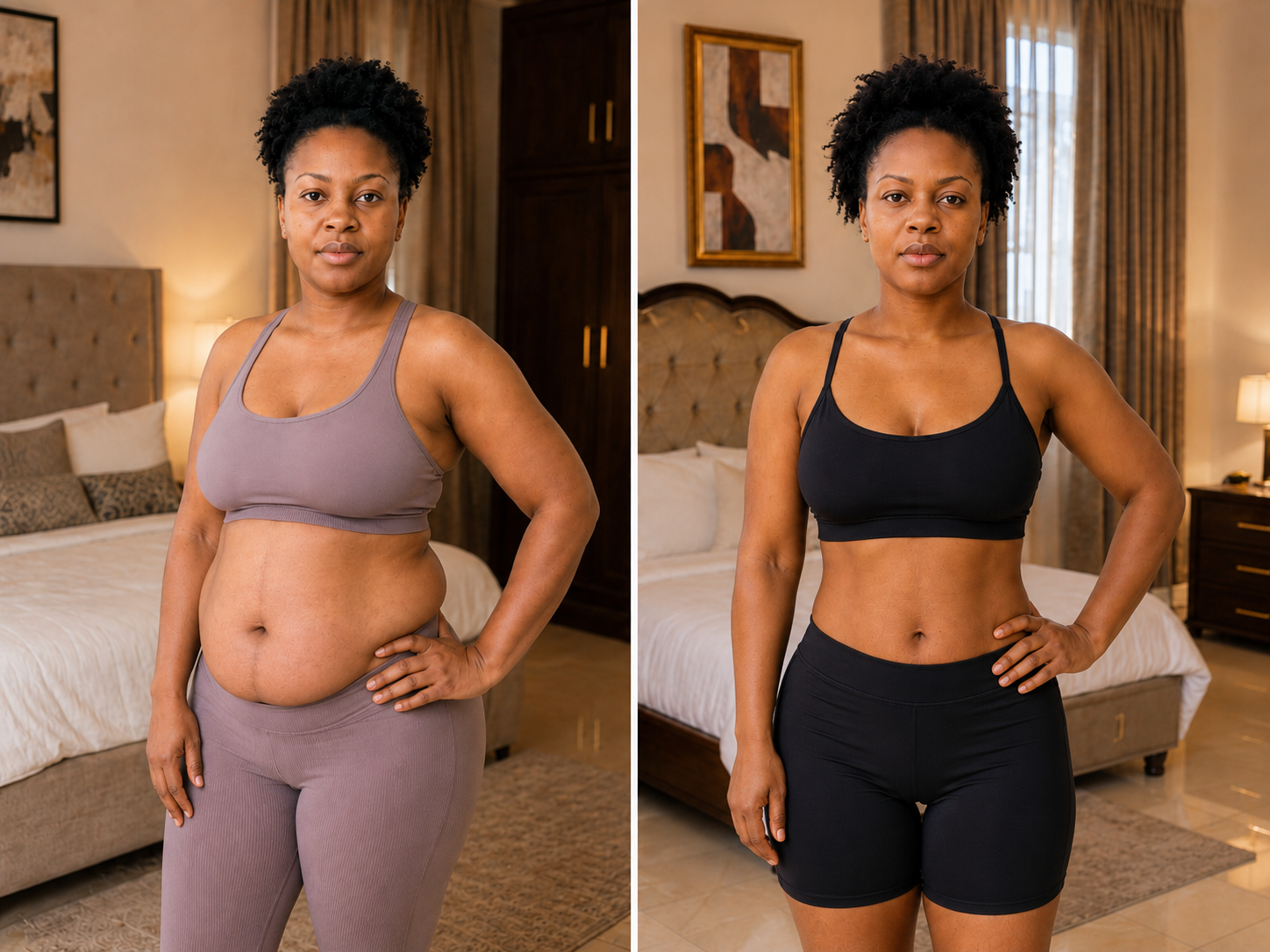 Postpartum side transformation result